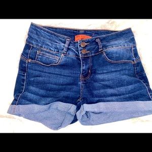 Wax Jeans (Butt I Love You) - Dark Denim Shorts